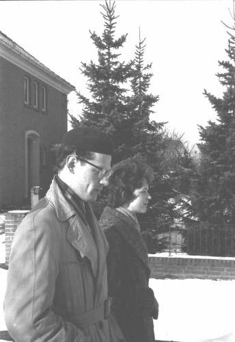 Winterspaziergang im Abiturmonat Februar 1958