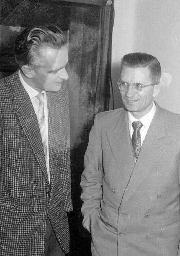 StA Otto Eisenbart (links), StR Wilhelm Borchers (wv)