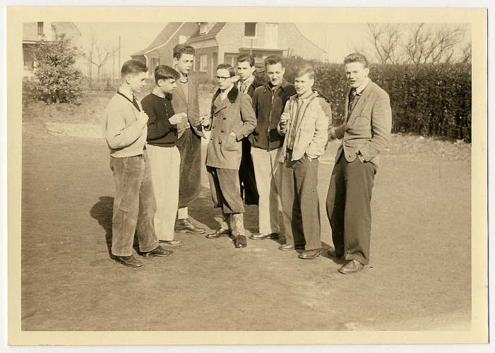 Experten auf dem "Neuen Sportplatz" 1956